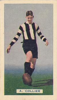 1935 Hoadley's League Footballers #32 Albert Collier Front